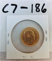C7-186 1902 Edward VII Gold Sovereign