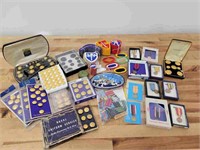 Post WWII Military Buttons, Badges, Pins & More