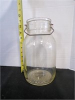 vintage glass gallon liquid container