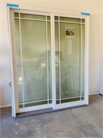 Anderson Sliding Glass Doors. Like New