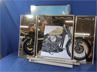 Harley Davidson Mirrors, Kiss & Aerosmith