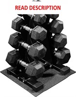 100LB Hex Dumbbell  Signature Fitness