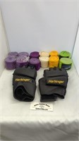 Set of Heavy Bag Gloves with Wrap Tape
