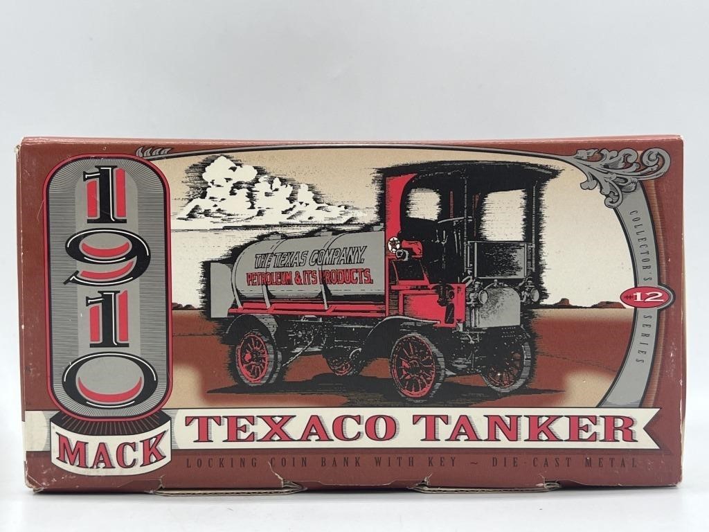 Ertl 1910 Mack Texaco Tanker Truck Bank