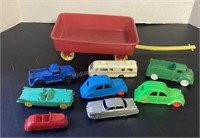 Vintage Plastic & Metal Car Toys