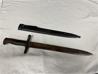 Swiss Military Bayonet & Matching Scabbard