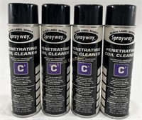 (4) New Sprayway Penetrating Coil Cleaner / 19oz