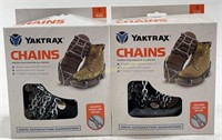(2) New YAKTRAX Winter Boot Chains