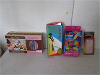 LOT MISC CRAFT SUPPLY , TOYS