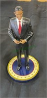 Barack Obama figurine. Stands approximately 10