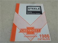 Vintage Steele Chevrolet Passenger 1986 Catalog