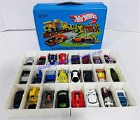 Lot of 24 Hot Wheels with Collector’s Case
