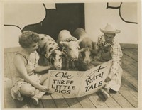 8x10 Three Little Pigs act photo by Fred Hess &