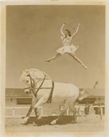 8x10 Dancing in air above horse