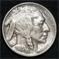 1925-S Buffalo Nickel from Set Nice VF+