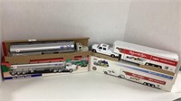 Mobil toy tanker truck and Exxon die cast