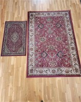 Lot Of 2 Small Decorative Area Rugs