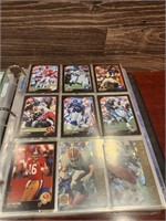 LARGE BINDER FULL OF FOOTBALL CARDS