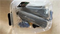 Tote of Zip Ties and Wire Connectors