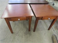 Pair of Wood End Tables