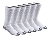 Dickies Dri Tech Mens 6 Pair Boot Socks, 10-13,