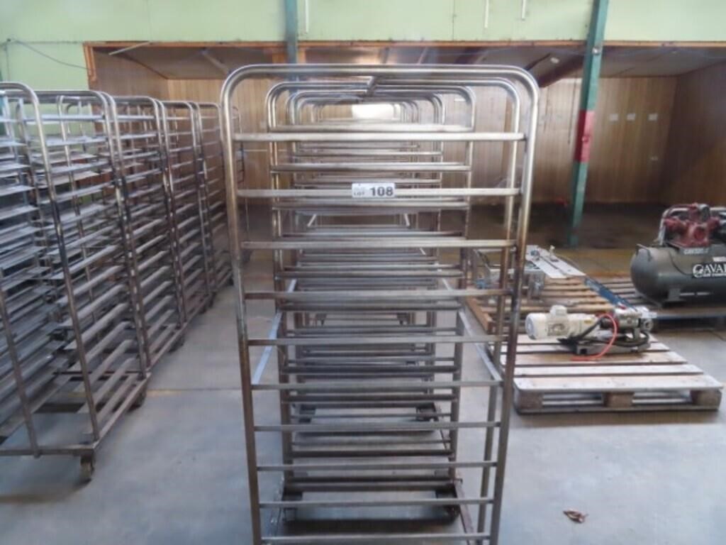 5 S/S 12 Tray Oven Racks 600mm W x 700mm D