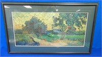 Van Gogh Print Landscape At Twilight