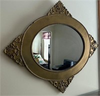 Antique Oval Mirror  30x34