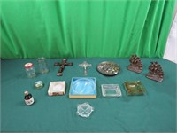 Ash Trays, Misc. Religious Items, Book Ends
