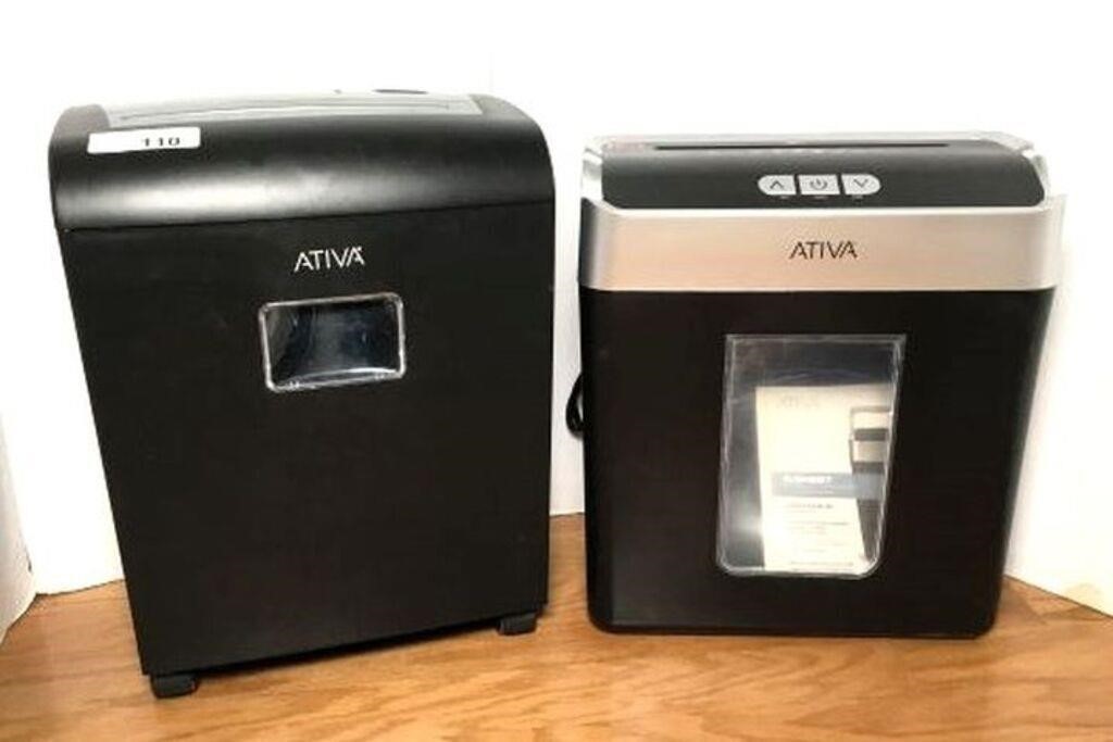 Pair of Ativa Shredders