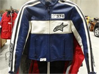 Alpinestars Leather Motorcycle Jacket Size 40