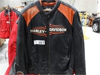 Harley Davidson Leather Motorcycle Jacket Size M