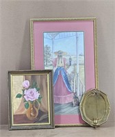 3pc Victorian Wall Art Decor - Glynda Turley Litho