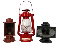 3 Kerosene / Oil Lanterns