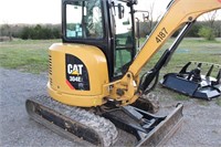 2018 Caterpillar CAT 304E-2 CR Mini Ex, Cab Air,