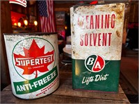 Supertest & B/A  Vintage Cans