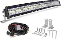 $130 Curved LED Light Bar 32 inch Triple Rows