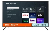 50” Class 4K UHD (2160P) LED Roku Smart TV HDR