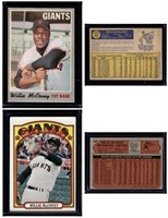 2 Willie McCovey Topps Vintage Cards. 1970 #250 &