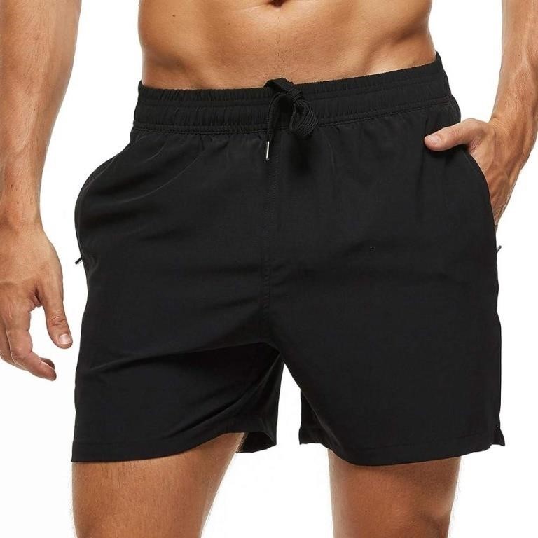 FEOYA Men's Quick Dry Swim Shorts