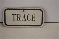 Trace trail sign