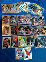 Basketball cards and a couple baseball included