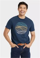 sz XXL Men's Short Sleeve Crewneck Graphic T-Shirt