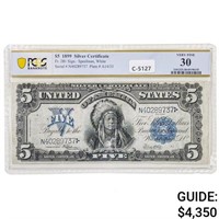 FR. 281 1899 $5 CHIEFSILVER CERTIFICATE PCGS VF-3