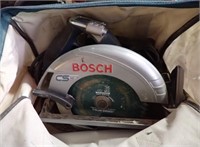 BOSCH CIRCULAR SAW, CORDED, IN BAG WITH