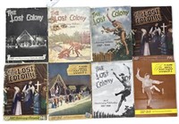 Lot (8) 1930's The Lost Colony Vintage Programs