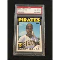 1986 Topps Traded Barry Bonds Rookie Psa 8