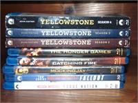 8 - Blu-Ray Movies / Set  ( Yellowstone)