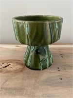 Vintage Green Blue Slip Vase Canada No.684