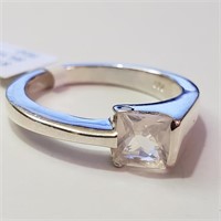 $200 Silver Rose Quartz Ring